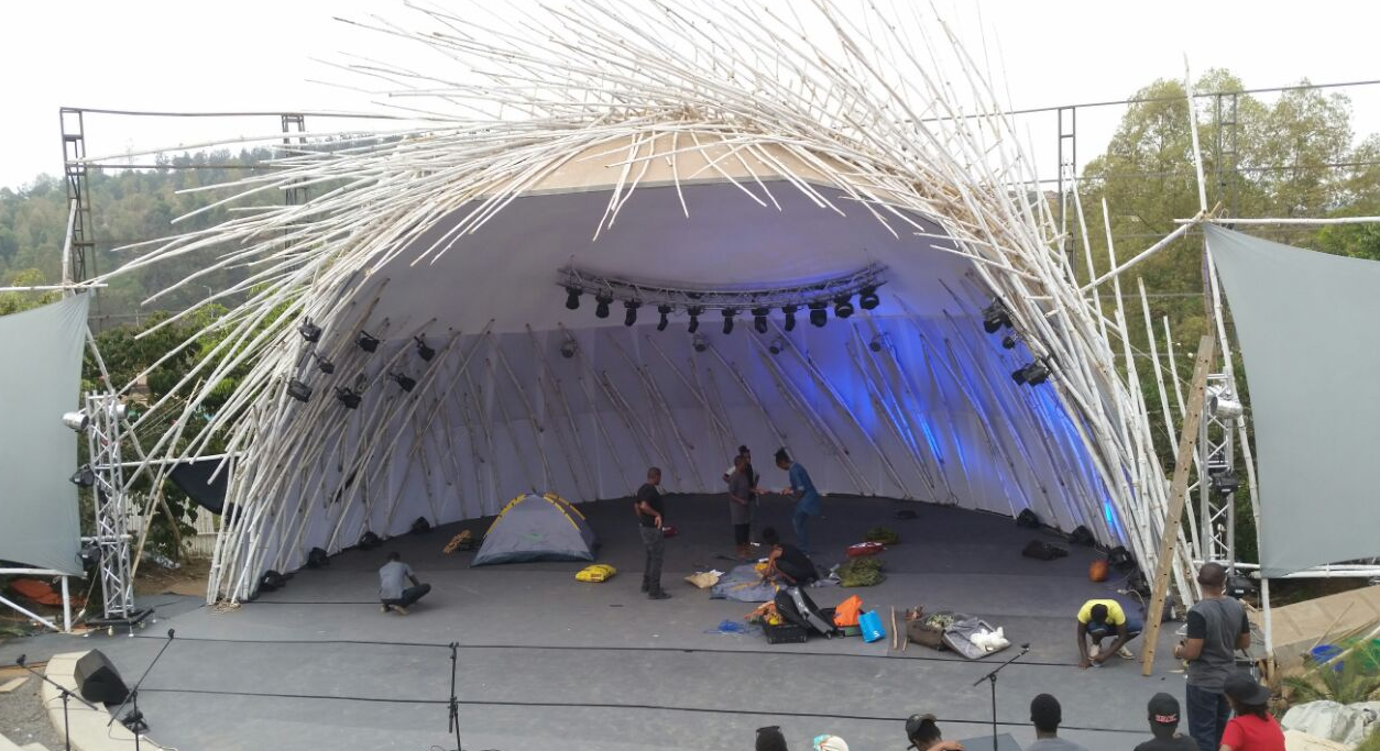 The artistic Amphitheatre which will host Ubumuntu Arts Festival performances 