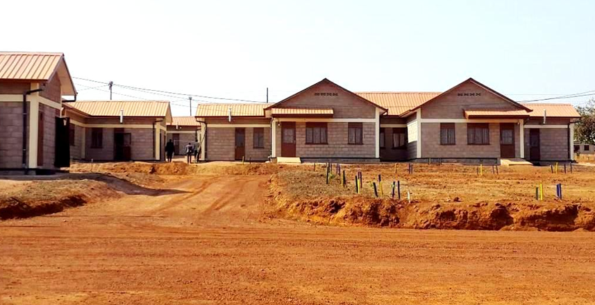 New houses that Mazane islanders will occupy on mainland 