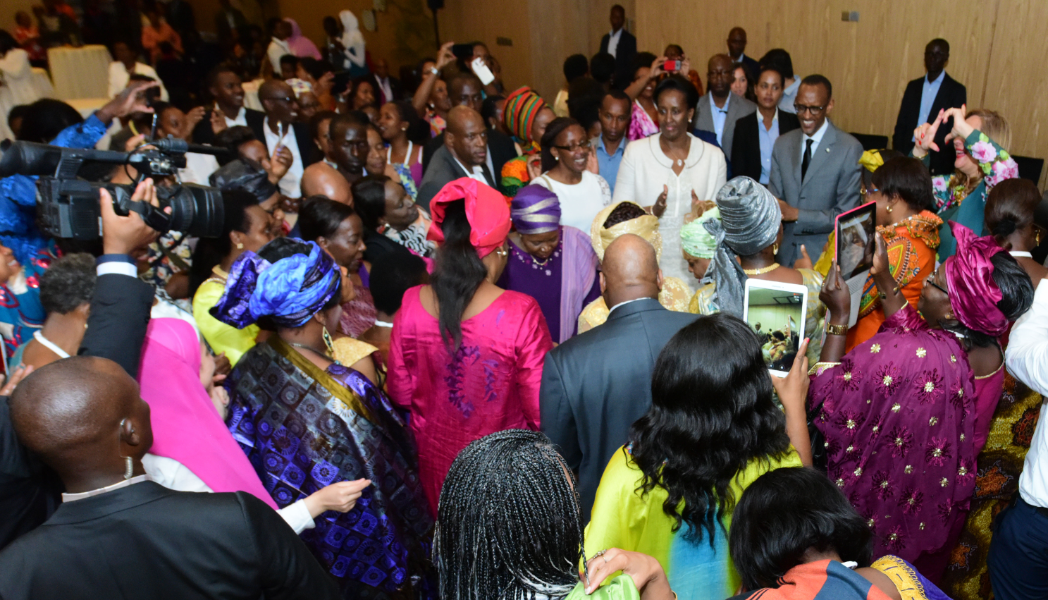 The event was attended by dozens of guests at Marriott Hotel, Kigali