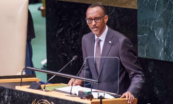 President Paul Kagame speaks at the 71st UNGA