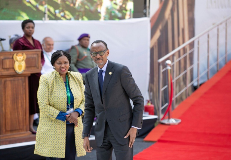 Kagame in South Africa for Inauguration of Presidentelect Ramaphosa