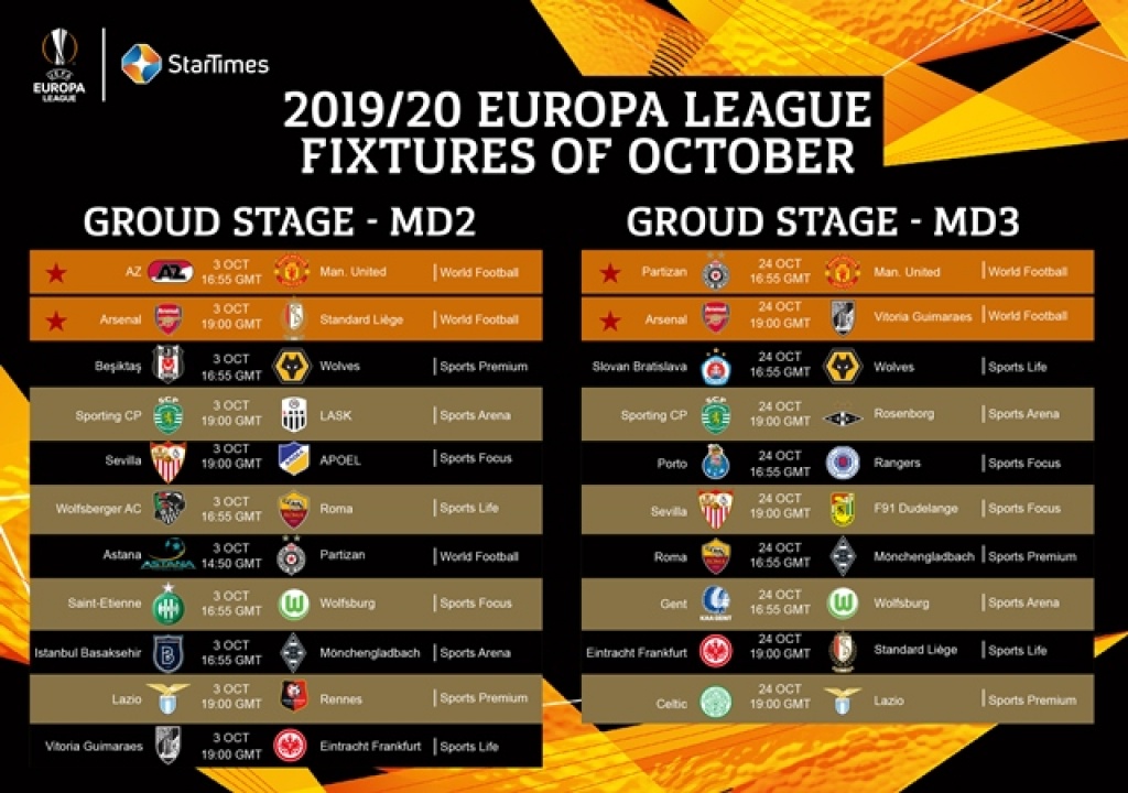 Sponsored: Watch UEFA Europa League on StarTimes Gunners and Reds ...