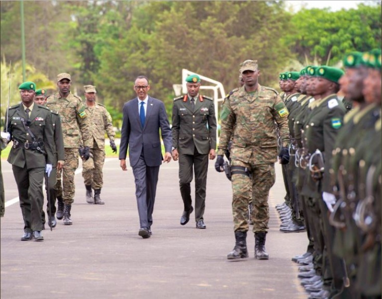 Kagame Pays Tribute to Armed Forces for Safeguarding Rwanda in 2019 ...