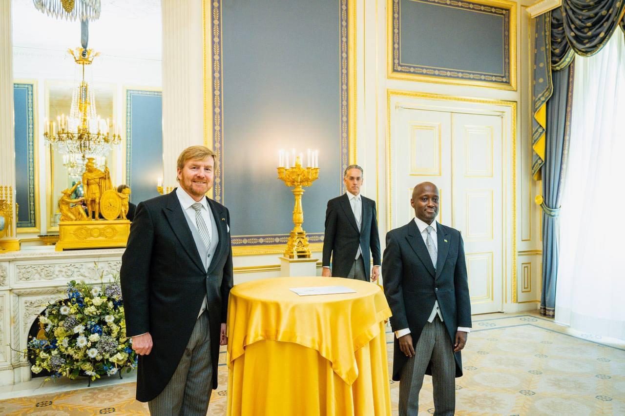 Amb. Nduhungirehe Presents Credentials to King Willem-Alexander of the  Netherlands – KT PRESS