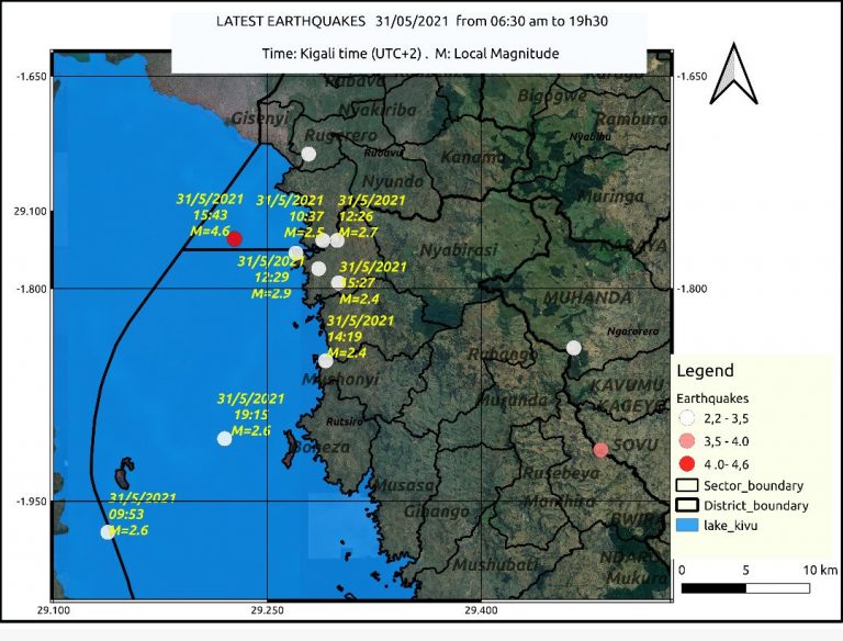 Rwanda Says L. Kivu Gas Explosion Highly Unlikely as Tremor in the Lake ...